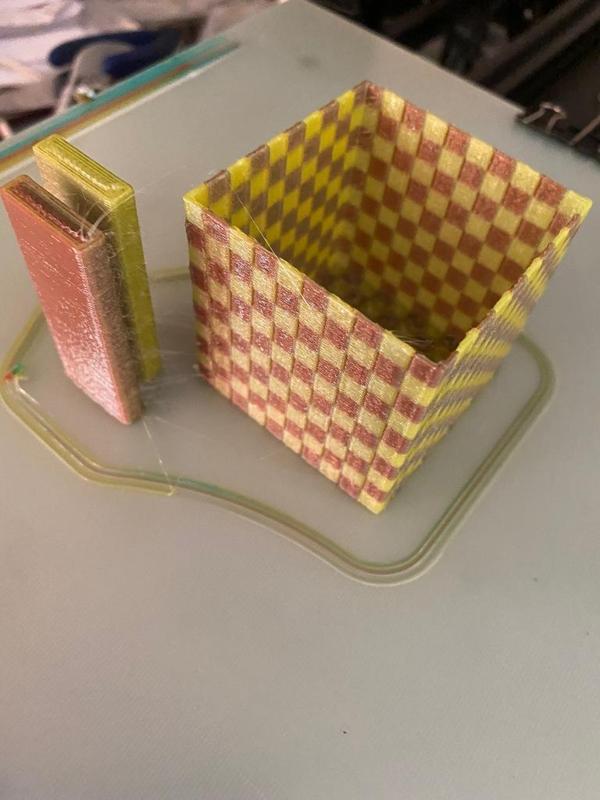 Bedazzled Multicolor Cube Box  