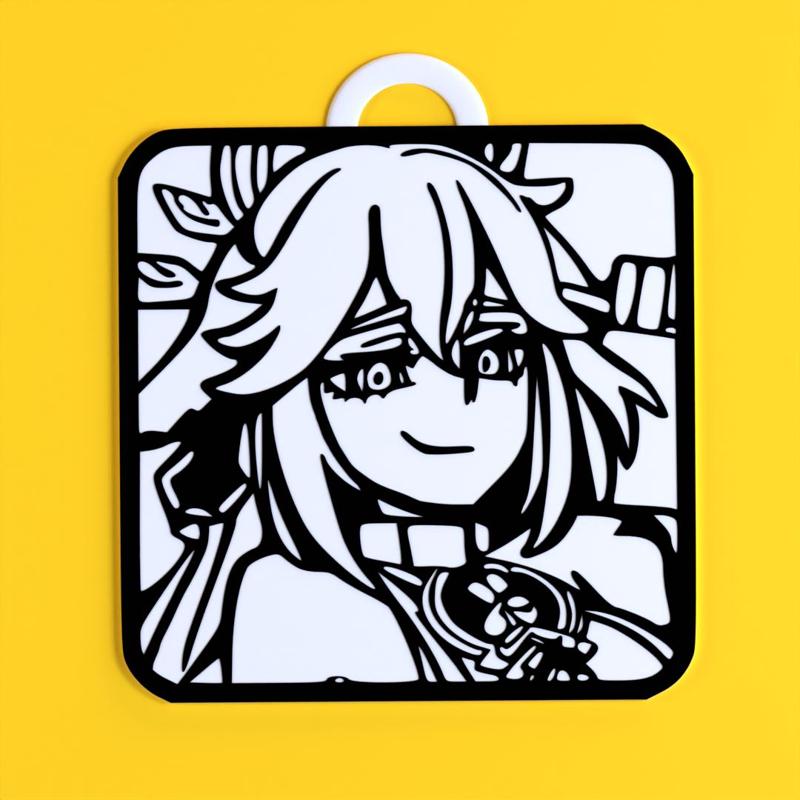 keychain anime Yae Miko Genshin Impact