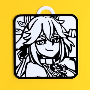 keychain anime Yae Miko Genshin Impact