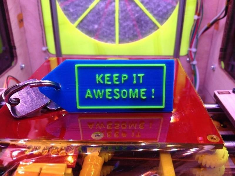 OmNomNom Keychain Template