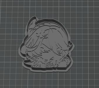 Genshin Impact Naveh Pack cookie cutter