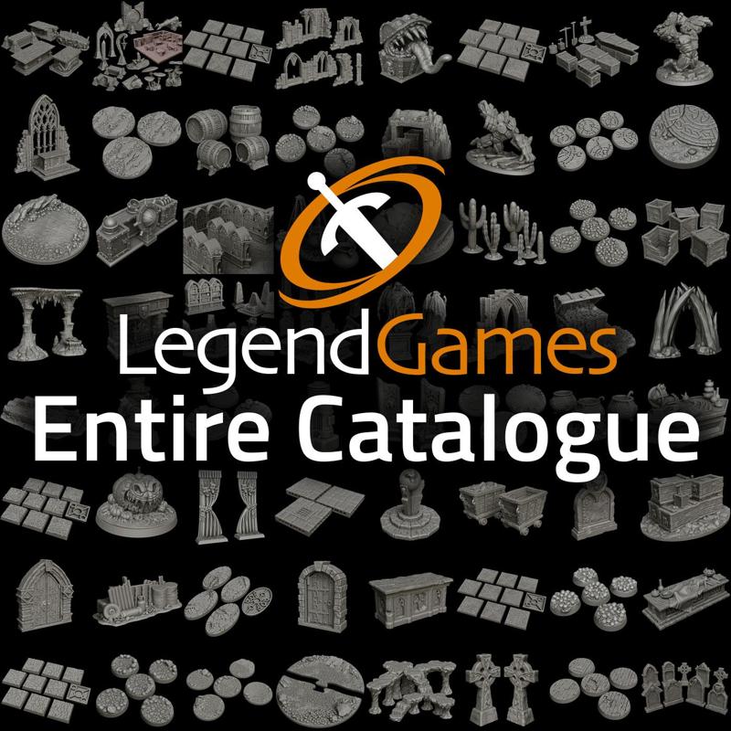 LegendGames Complete Mega Pack - the Full Monty, The Entire Catalogue, every single file, past, present and future