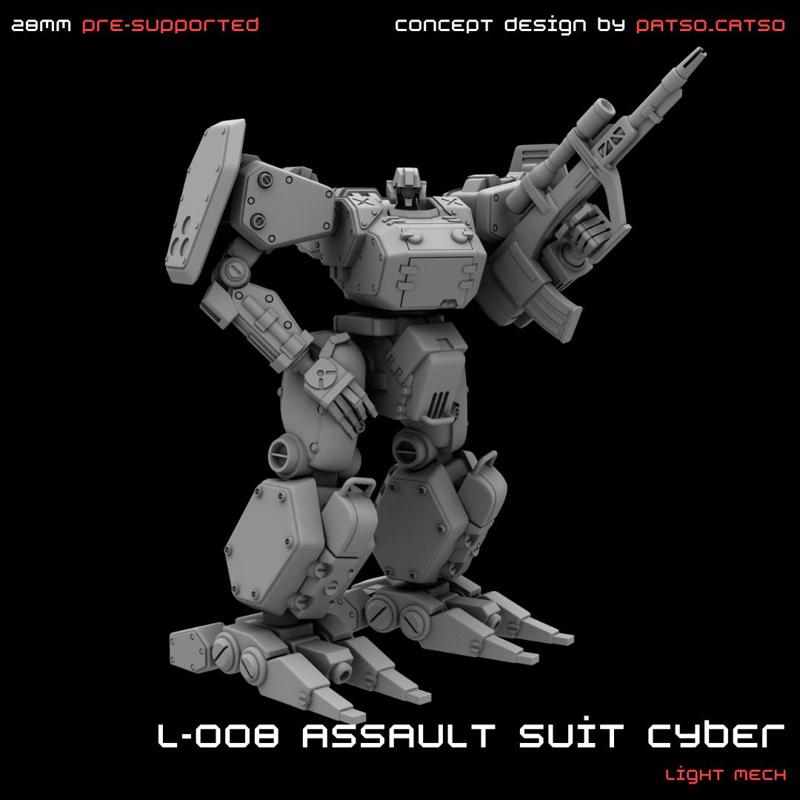Light Mech L-007  "Assault Suit Cyber"