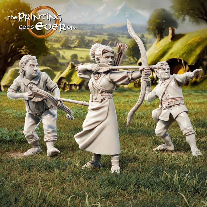 Halfling Bowmen - Presupported