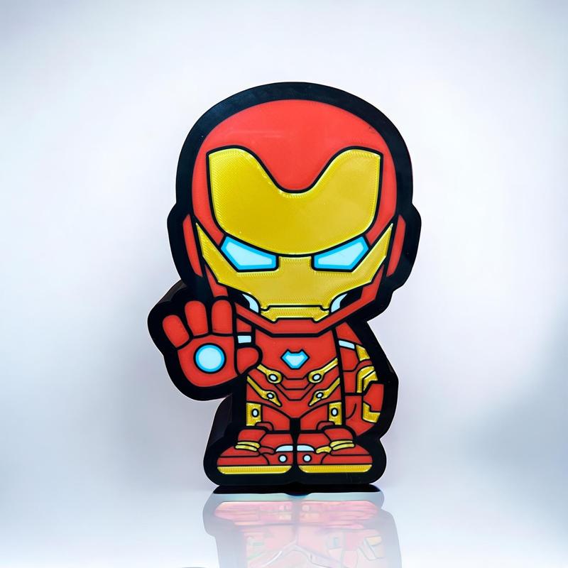 Iron Man LED Light Box