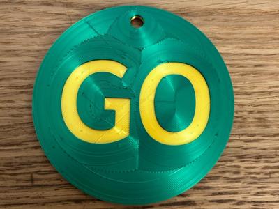 Flip Stop Go Sign