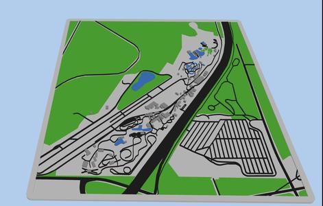 3d model of silver wood