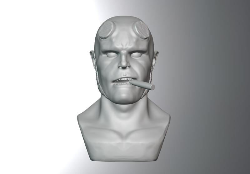 Hellboy bust