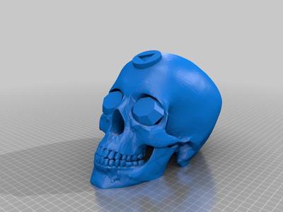 gold hoarder skull from sea of thieves