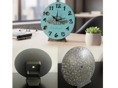 170mm Dial Desk Clock Stand