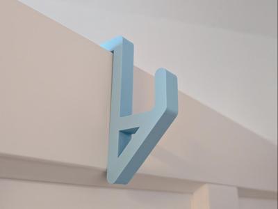 Simple strong hook for fence (or door)