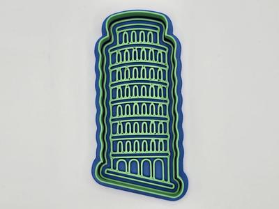 Tower Of Pisa Cookie Cutter Playdoh Stamp