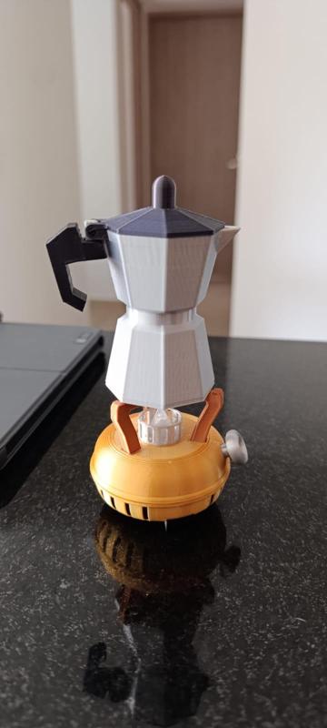 Italian coffee maker - tea light