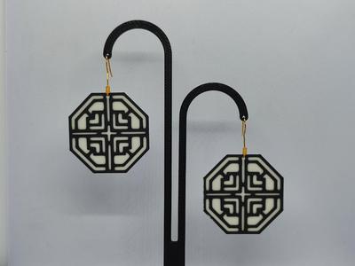 Urban Mandala Earrings