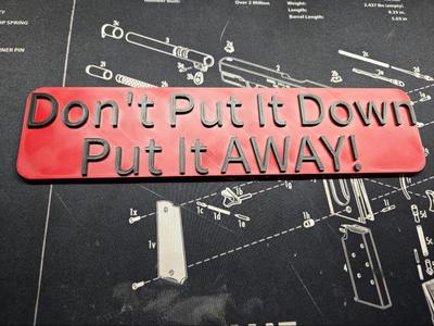 Put It Away Now