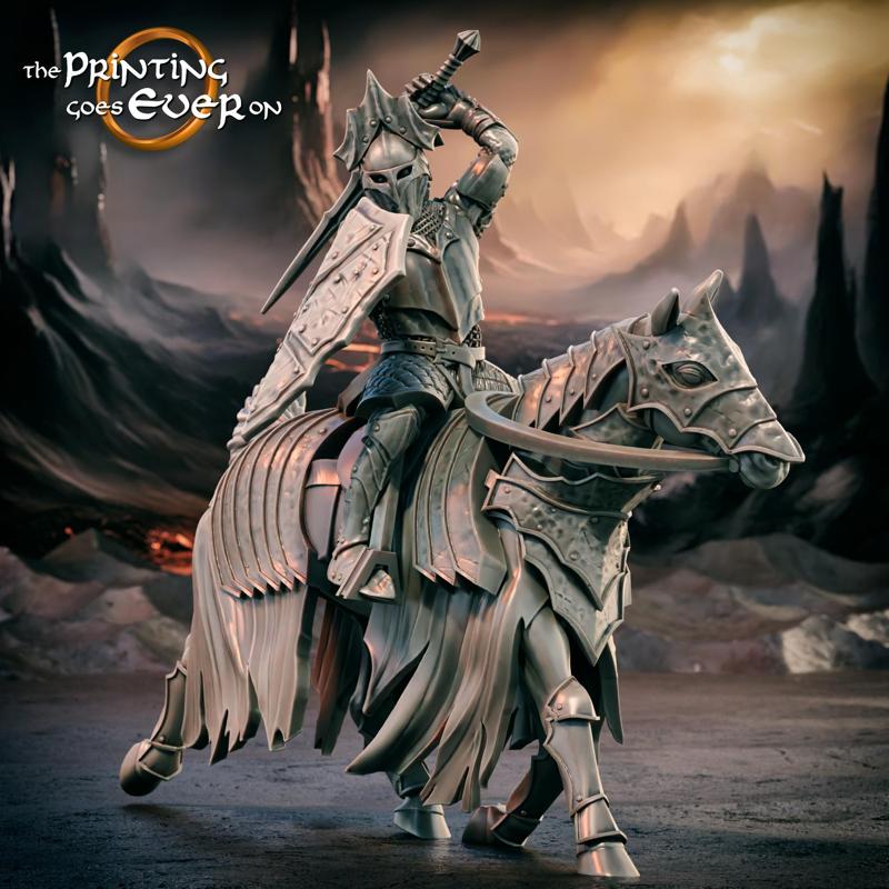 Shadow Knight - Mounted - Model D - Presupported