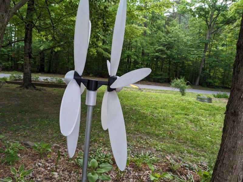 5 petal double wind spinner