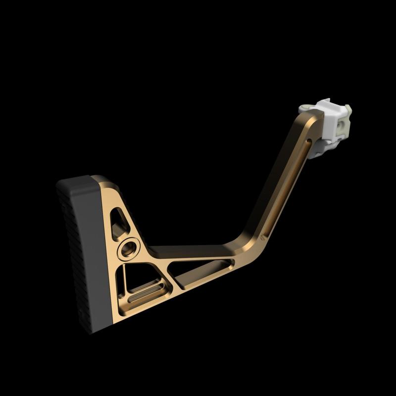 AIRSOFT FOLDING SKELETON VISOR STOCK