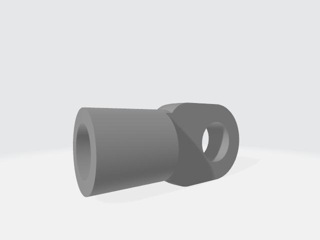 Mic Holder for a 3/8in rebar on a concrete plate.