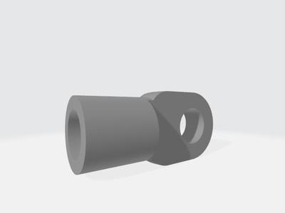 Mic Holder for a 3/8in rebar on a concrete plate.
