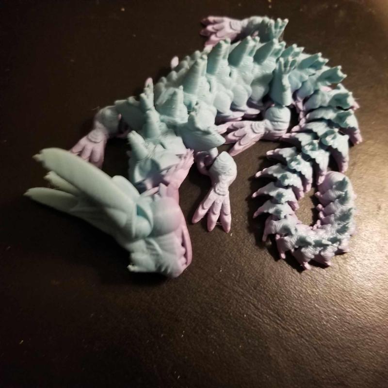 Shakaworld3d Horned Spine Dragon 180mm X 180mm Year of the Dragon