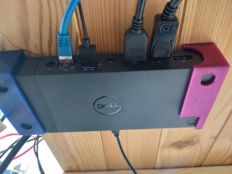 dell docking wd19dcs under table mount