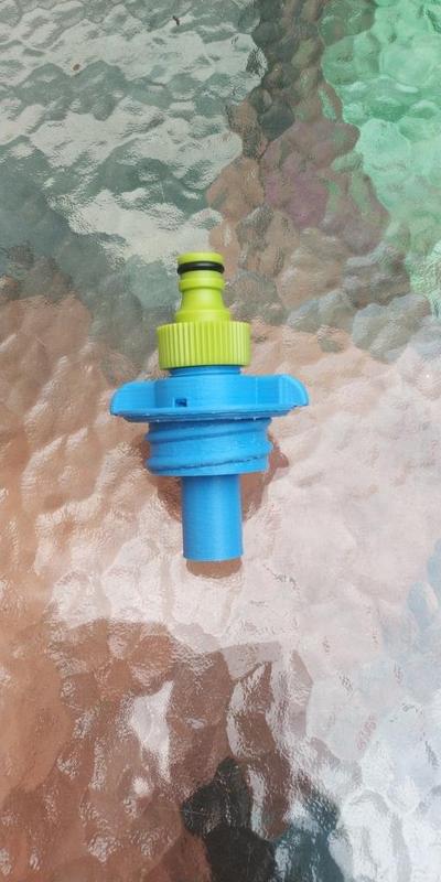 Tapon rosca bocana deposito de aguas marca FAP