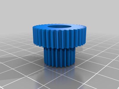 3D Printed Gear and Gopro holder