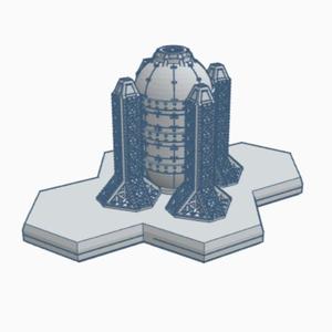Tech Cult Storage Tank Hex Map Scale