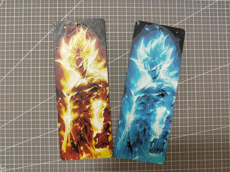 Goku relief bookmark 16*6cm-Super Saiyan 2