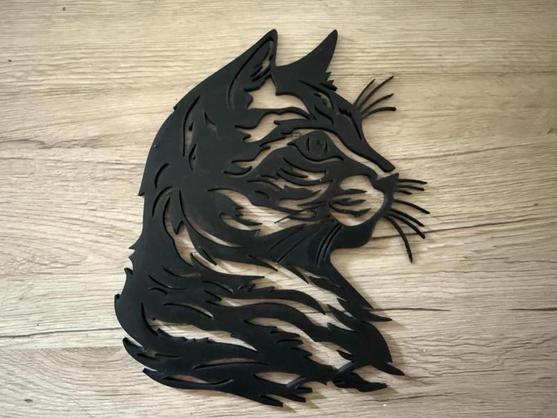 Cat Head - Wall Art II