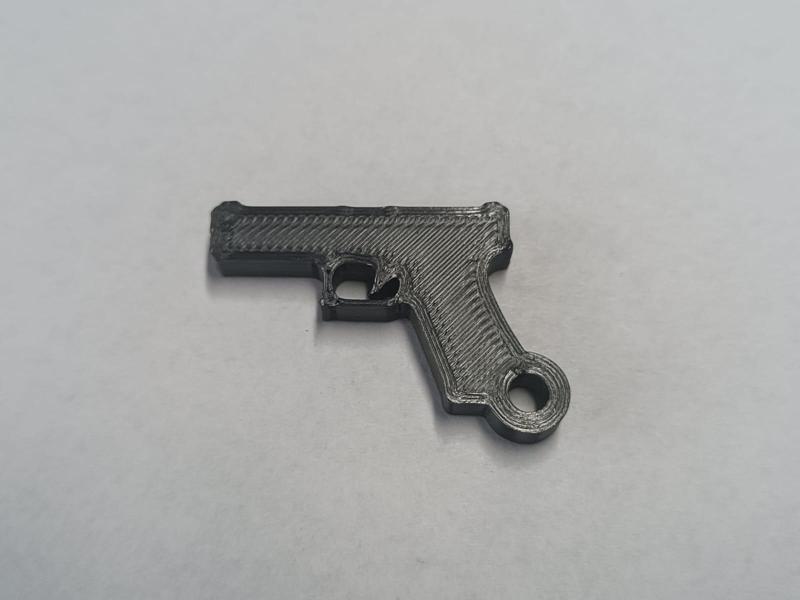 Gun keychain