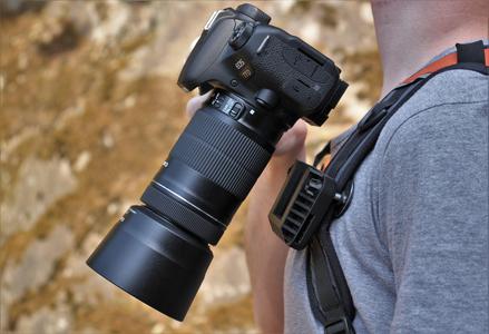 Camera Backpack Mount (works with heavy DSLRs)