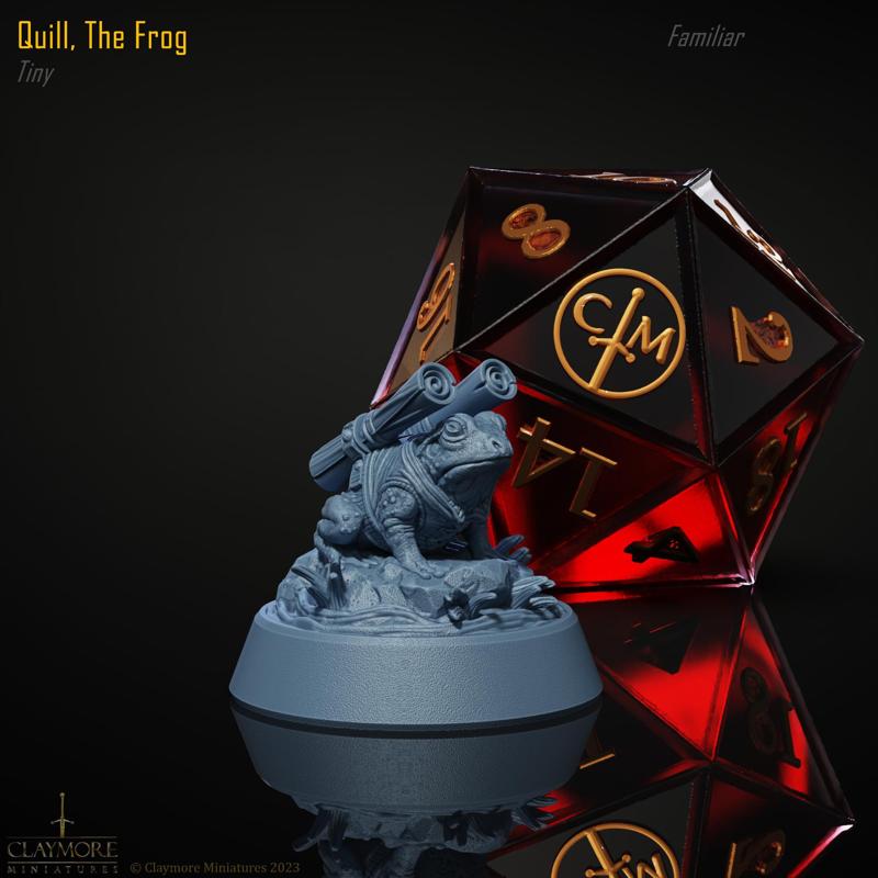 Quill, the Frog