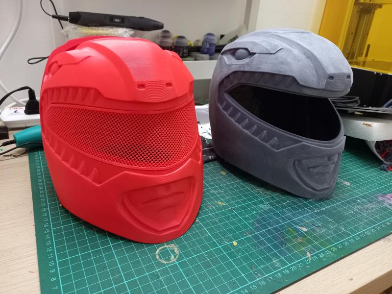 red ranger helmet