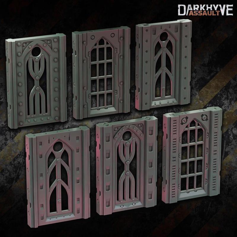 DarkHyve Assault – Double Height Gothic Windows