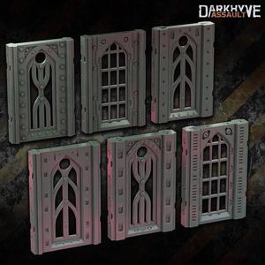 DarkHyve Assault – Double Height Gothic Windows