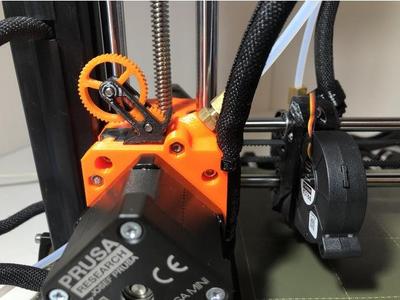 prusa mini xtruder gear motion flag