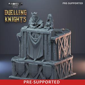 Pre-supported Stand with King & Queen