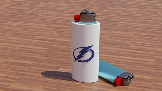 Tampa Bay Lightning  Bic Lighter Case