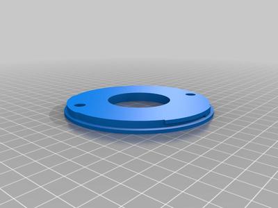 Router blanks with holes