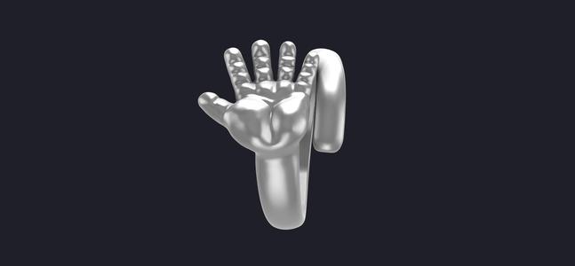 Baby hand ring  3D MODEL