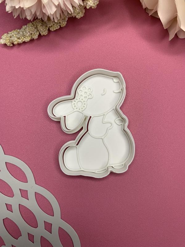 Easter Bunny Cookie Cutter And Stamp