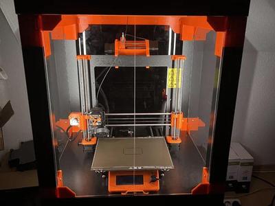 Prusa Enclosure V2 with Front LED Profiles - MMU2S