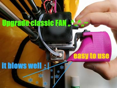 UPGRADE COOLing duct for a Wanhao i3