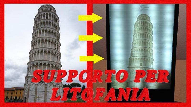 Lithophane Support (Supporto per litofania)