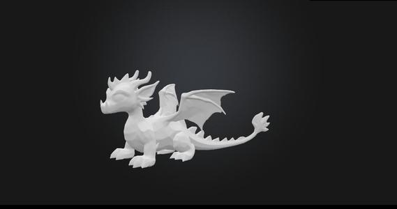 a small dragon , small drag