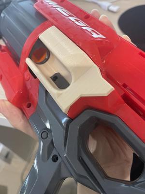 Nerf Cycloneshock rear-loading guide
