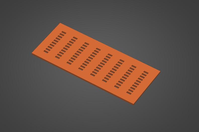 Bargraph Panel for TIPA PT041 Audio Spectrum Analyzer