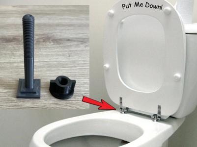 Bolt for toilet seat
